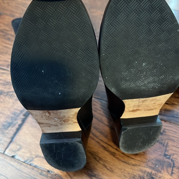 Cole Haan black leather boots with Nike Air soles - Picture 3 of 7